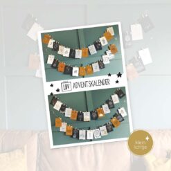 LUV adventskalender goud