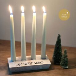 Advent Kaarsenhouder - Joy to