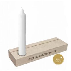 Standaard met kaars Oma