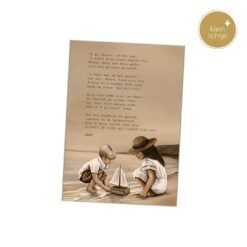 A4 poster Ik ga slapen