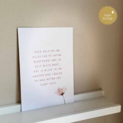 A5 poster Loslaten
