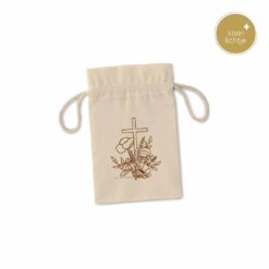 Geschenkzakje kruis bloemen k