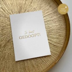 Goudfolie - Gedoopt