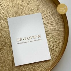 Goudfolie - Ge love n
