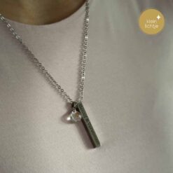 Ketting Geloof & Verwonder zilver