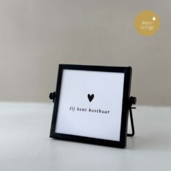 Lijstje zwart Kostbaar