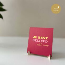Bordje met Lichtje - Geliefd