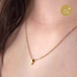 Ketting mini kruis Goud