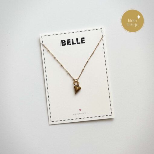 Ketting met hartbedel HvB
