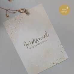 Liefwoord kerst - Immanuel