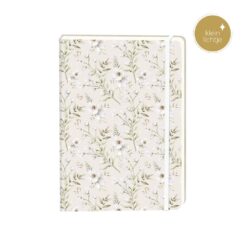 Notitieboek Bloemen wit
