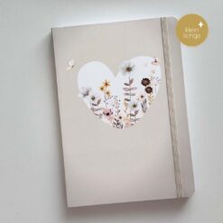 Notitieboek Bloem hart