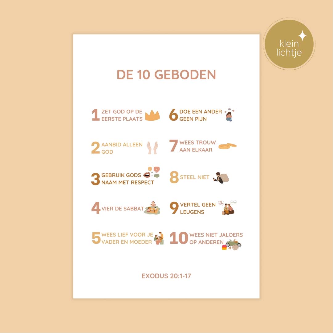 PM Poster 10 geboden 2
