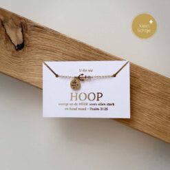 Armband Anker met bedel g