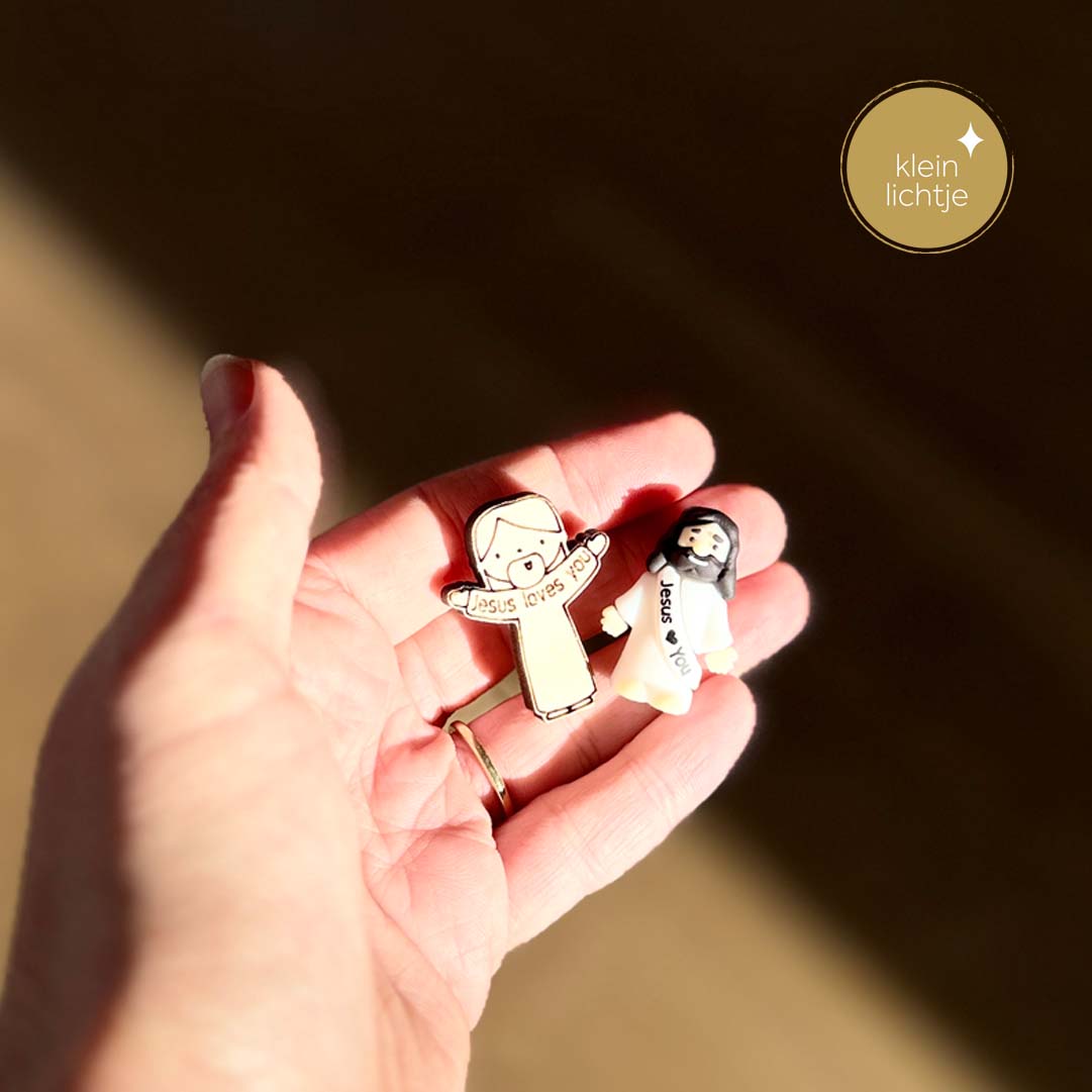 Jesus loves you hout - Afbeelding 3