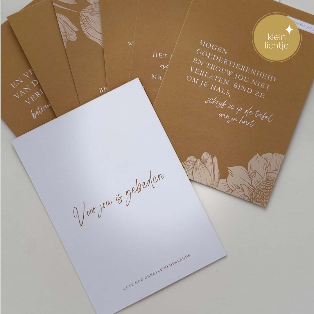 Gebedskaarten LGG Gods wijsheid - Afbeelding 3